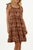 Selva Animal print dress With lacing on the shoulders 