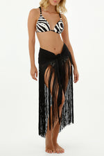 Skirt with front tie 