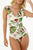 One-piece swimsuit Removable cups