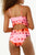 One-piece Tie at the waist Tie dye With removable cup 