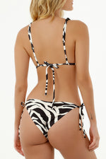 Swimsuit bottom with collected rear