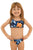 Bikini Set Ajustable Paisley Niña - Floral - Sunset Milonga