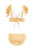 Ruffle bikini Top Golden Palette MACONDO